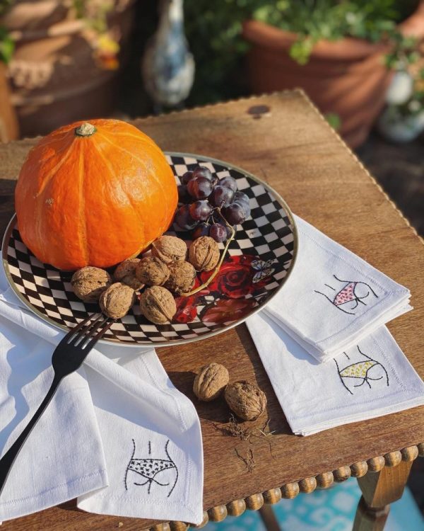 serviette de table "petite culotte"